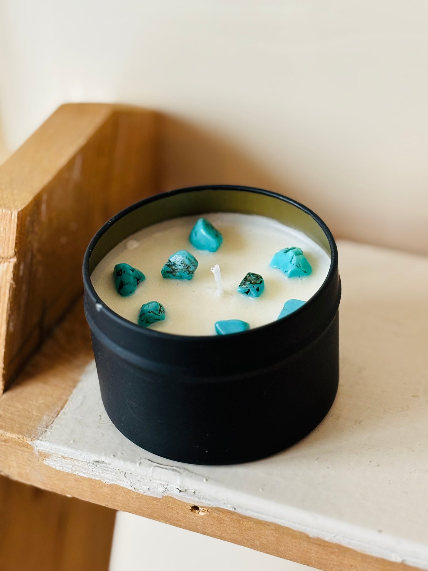 Turkoois Innerlijke Rust kaarsen