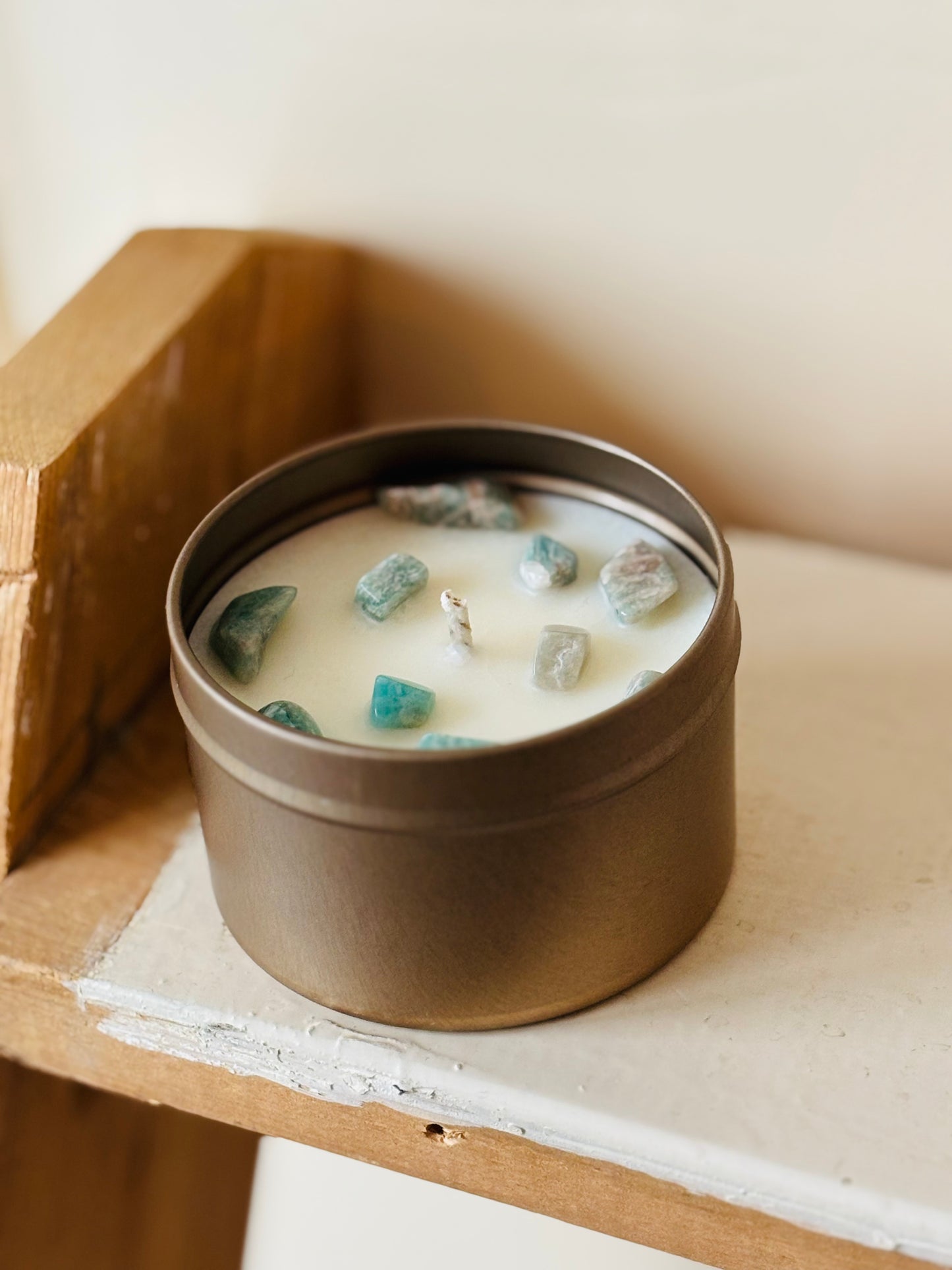 Amazoniet Vanillekaarsen