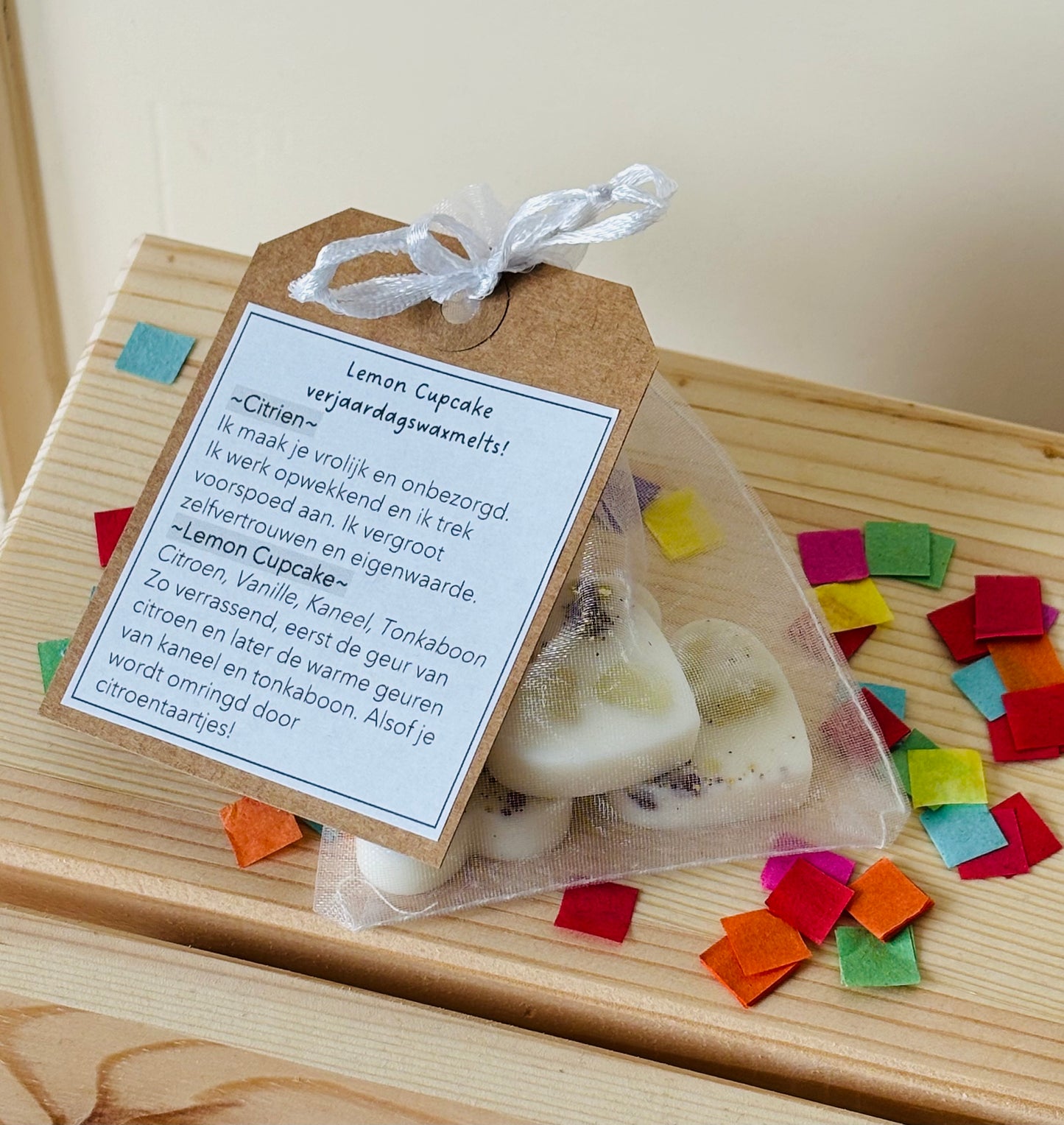 Lemon Cupcake Verjaardagswaxmelts & Lotusbrander