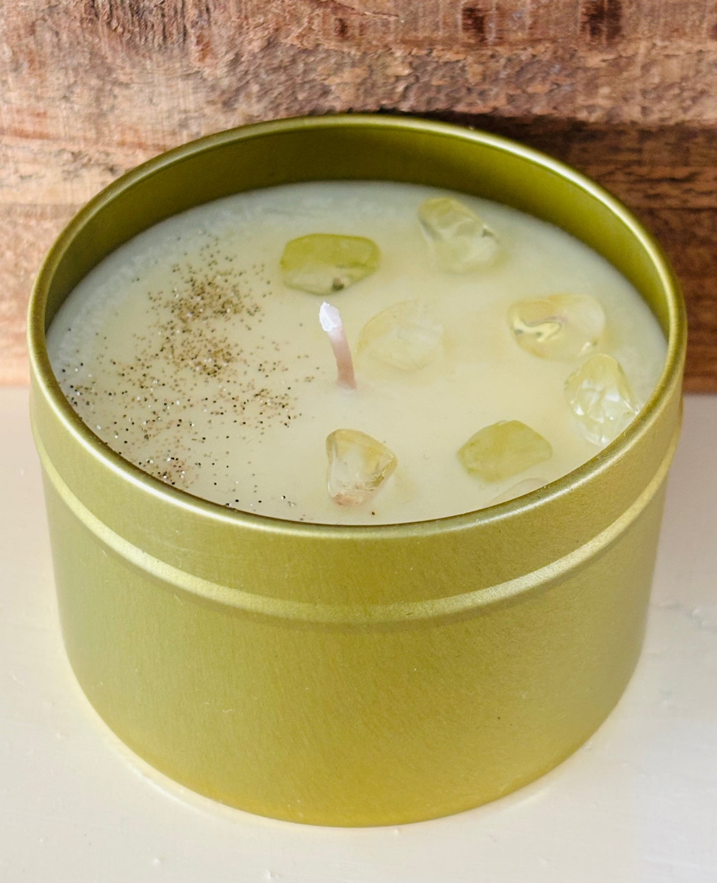 Kerstkaars & kaart Luchtballon