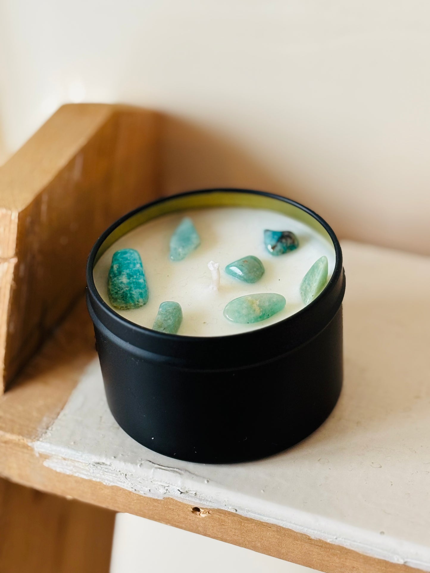 Amazoniet Vanillekaarsen