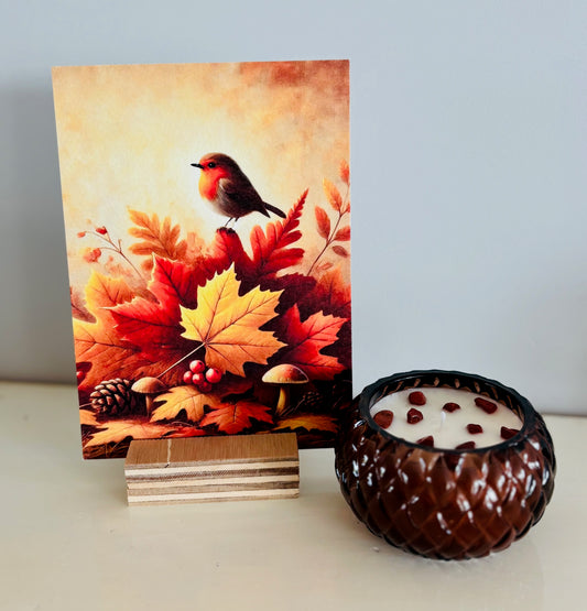 Herfstset Roodborstje
