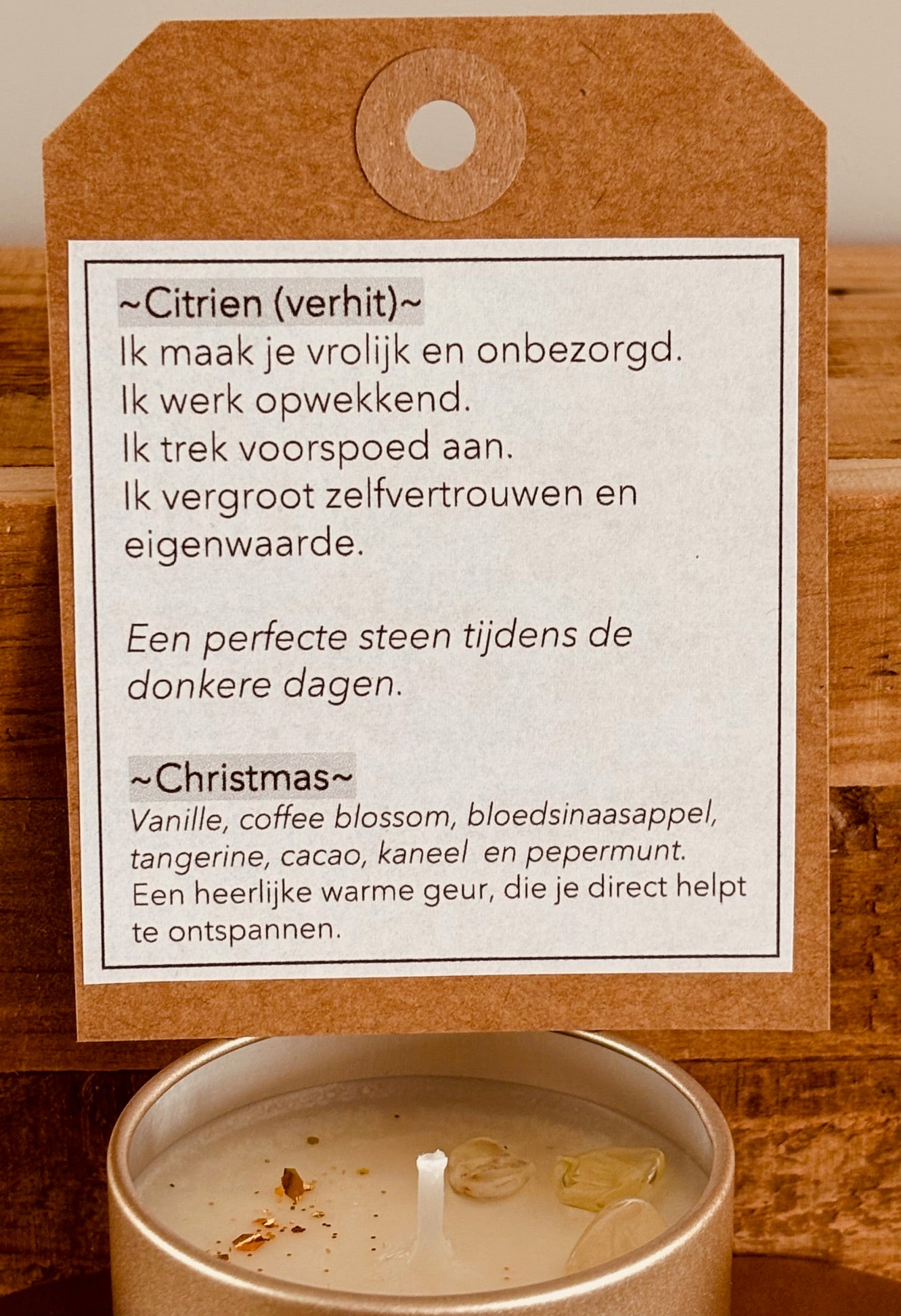 Kerstkaarsjes (5 stuks)