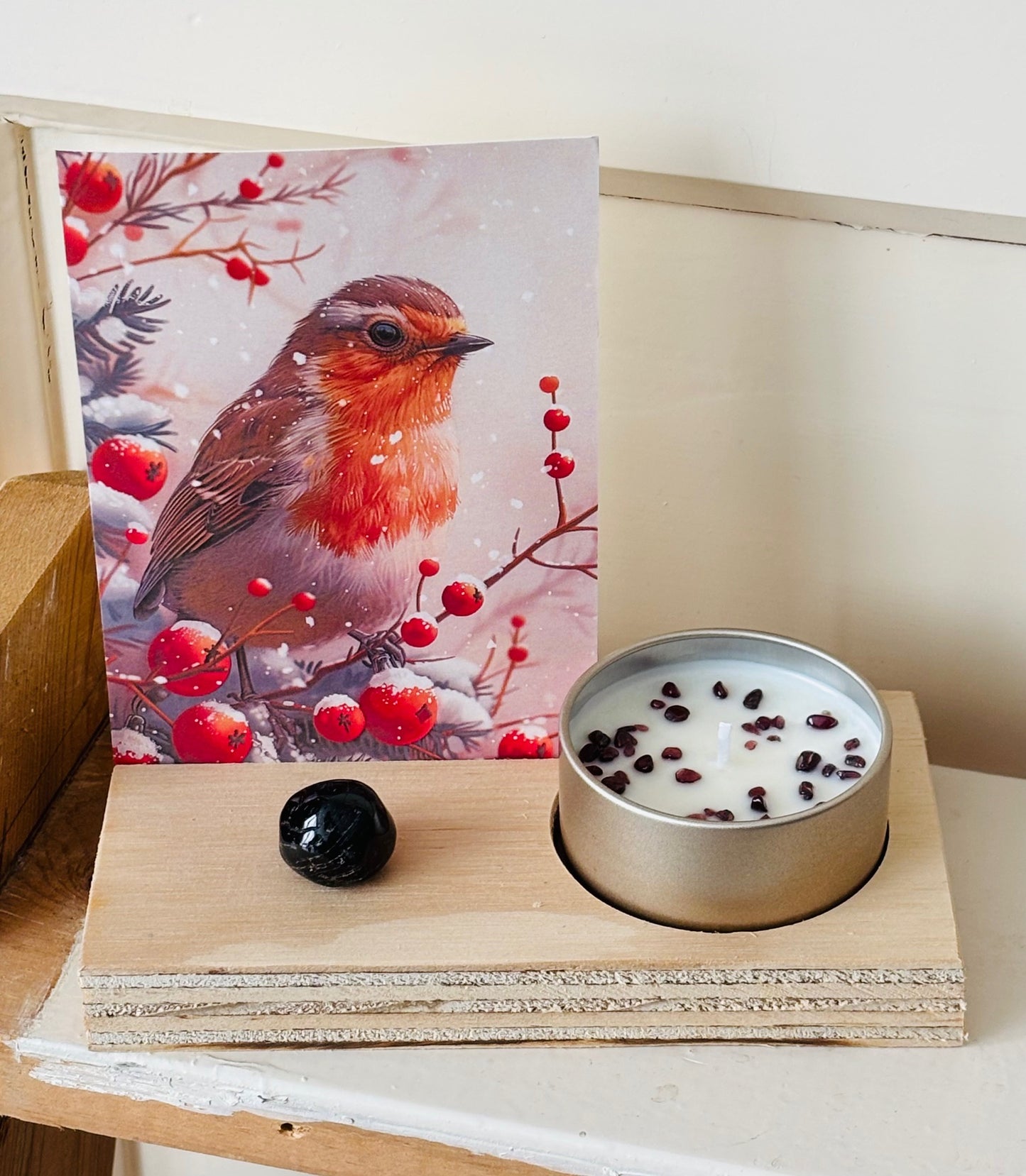 Winter altaarplankje Granaat